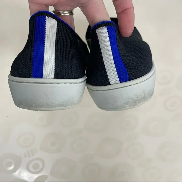 Rothy's women’s the original slip on sneaker black size 9.5 Slip-On Flats - Picture 3 of 9